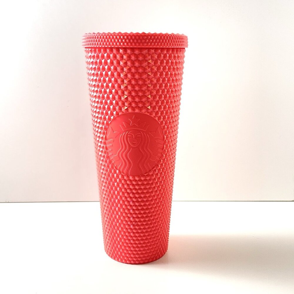Starbucks Summer 2022 Bling Studded Dragon Fruit Tumbler Venti 24 oz